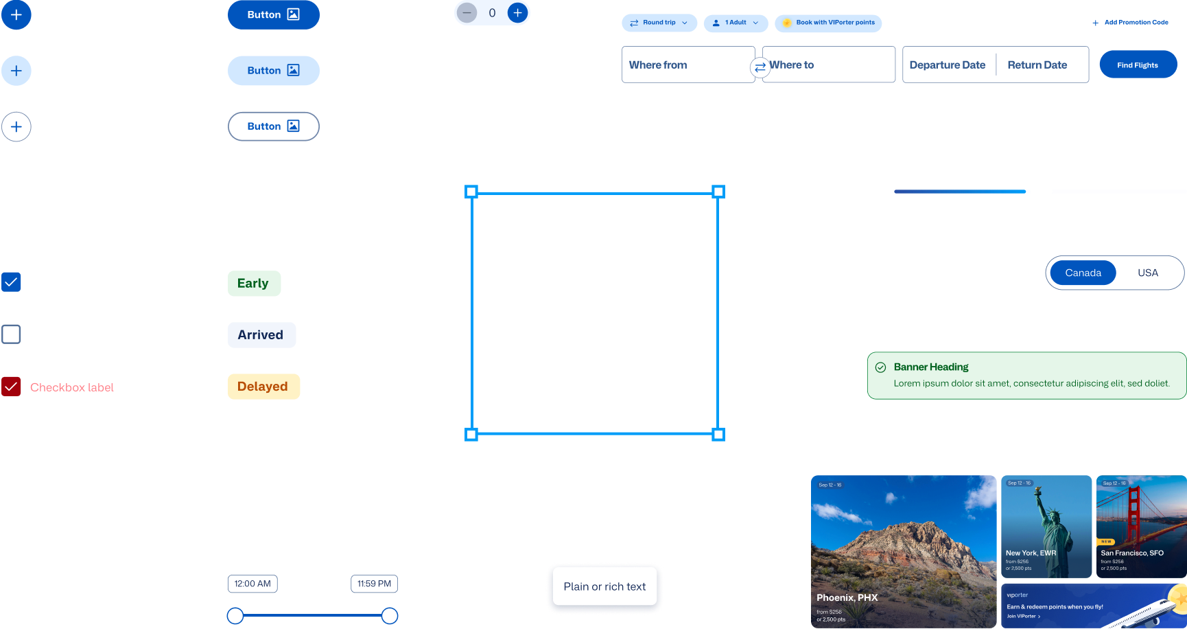 Porter Design System component library