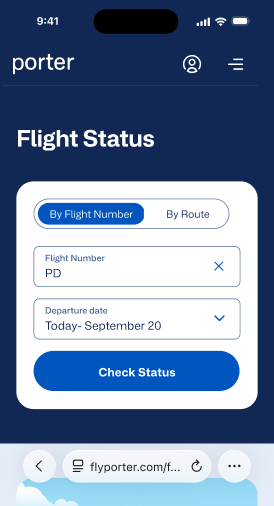 Flight Status screenshot